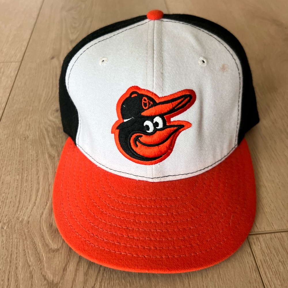 Baltimore Orioles Adult Cap - Black, White, and Orange